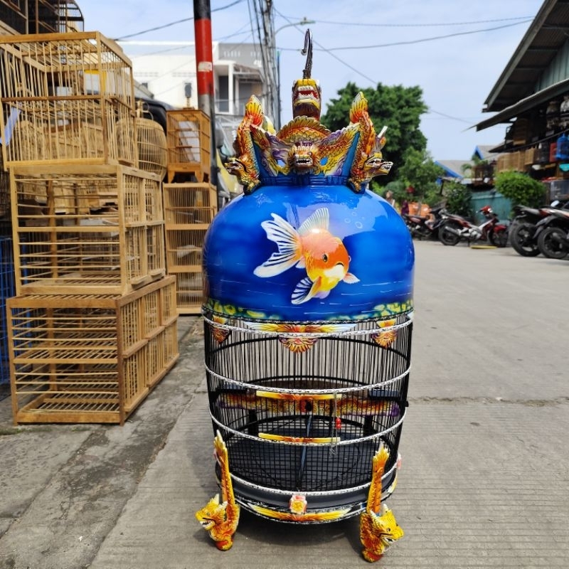 SANGKAR PERKUTUT KAKI NAGA