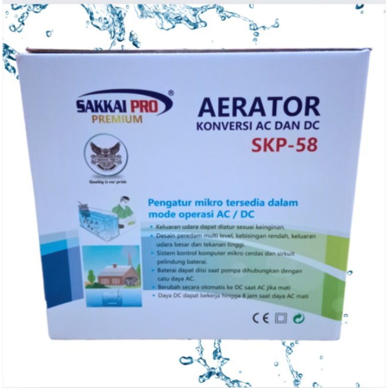 SAKKAI PRO SKP 58 POMPA UDARA AIRPUMP AERATOR KONVERSI AC DC