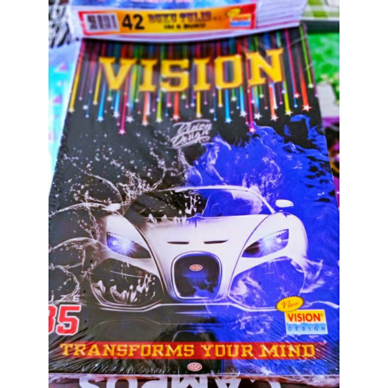 

BUKU TULIS VISION MOTIF COWO 42 LEMBAR BOXY