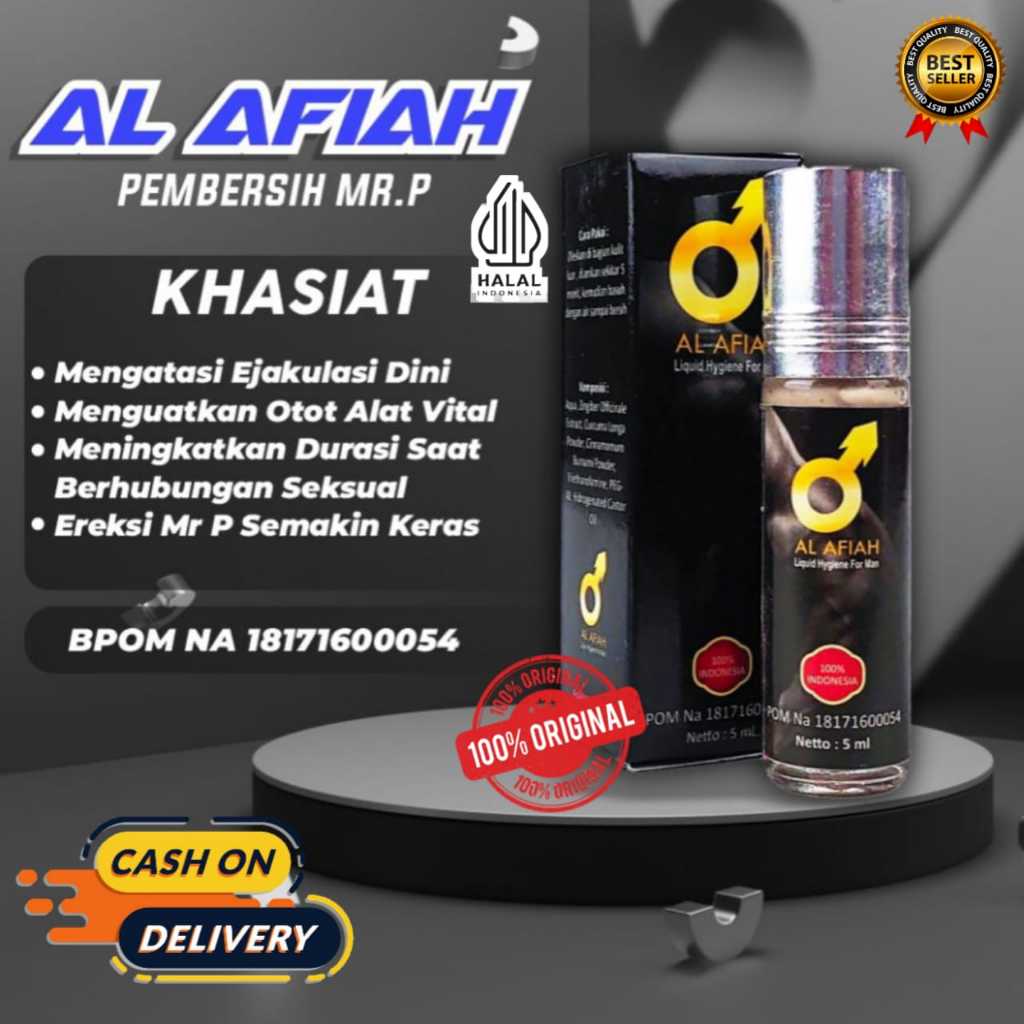 HJ ALFIAH Hajar Jahanam AL Alfiah BPOM Permanen Alami Obat Kuat Pria Dewasa Tahan Lama P3mb3s4rp3nis
