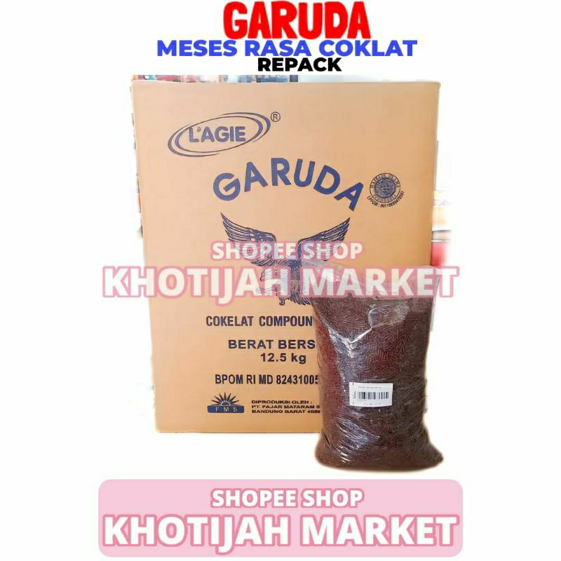 

L'agie Garuda Meses Coklat 250 Gram Repacked