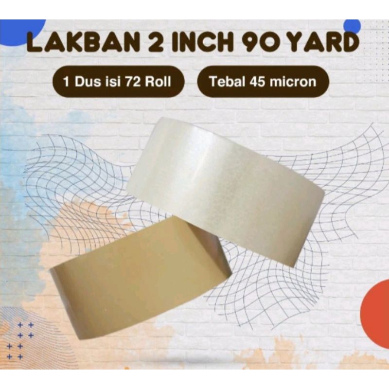 

Lakban Bening/coklat