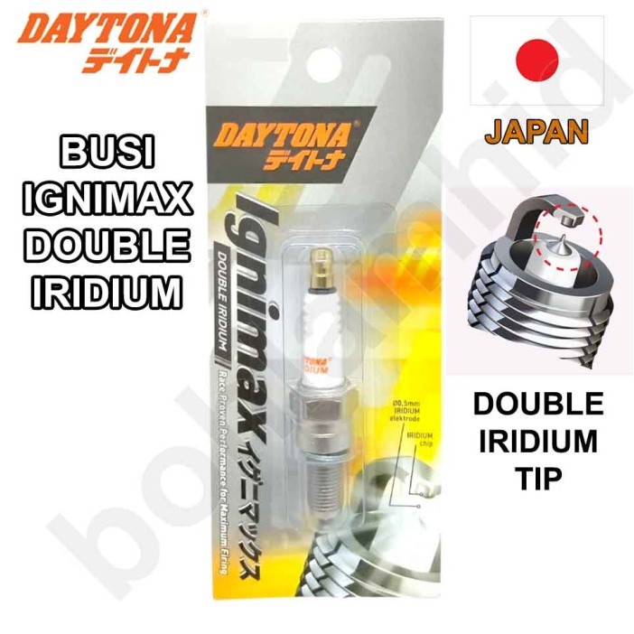 Busi Motor Daytona SUPRA X 125 PGM FI, ADDRESS Double Iridium IGNIMAX