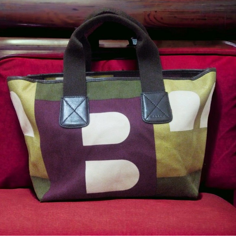 BALLY TOTE BAG MULTI COLOR ORIGINAL