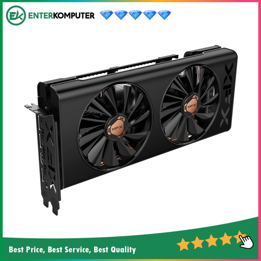 XFX Radeon RX 5500 XT 4GB GDDR6 - RX-55XT4DFD6 [Brown Box]