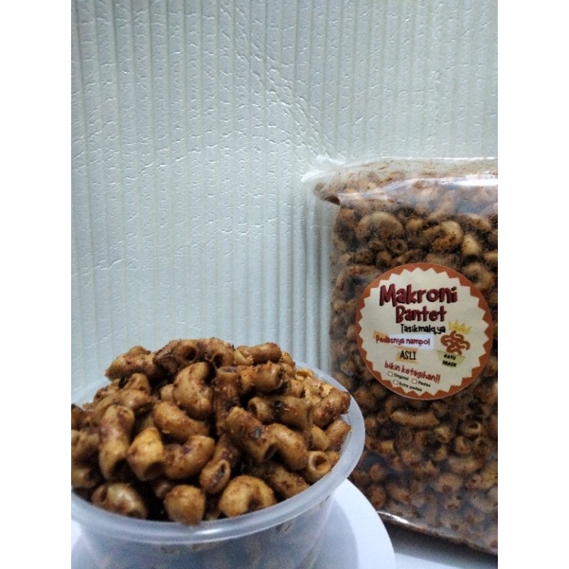 

Makaroni bantet extra pedas Ratu Snack cemilan hot