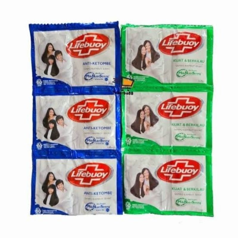 Lifebuoy shampoo renteng isi 24 lifeboy ( RENTENG )