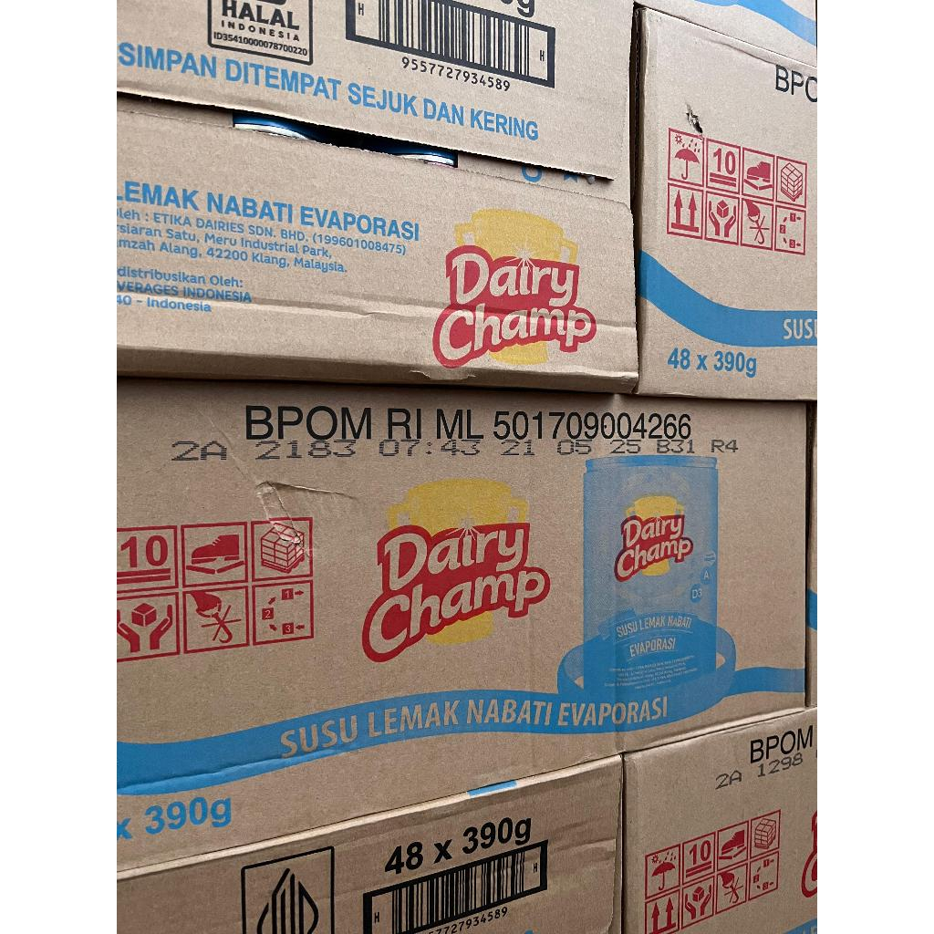 

Susu Dairy Champ Evaporasi 390Gr (1 Dos)