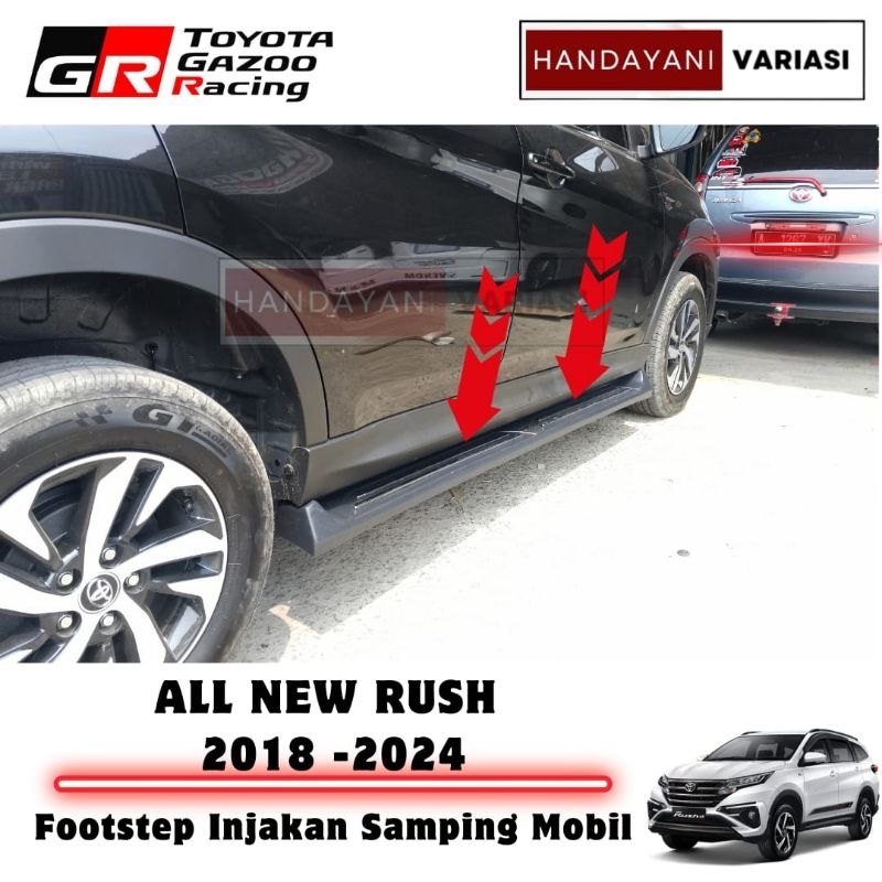 Foostep Samping Injakan Samping Mobil Toyota Rush Terios 2018-2023 Injakan Samping Welco