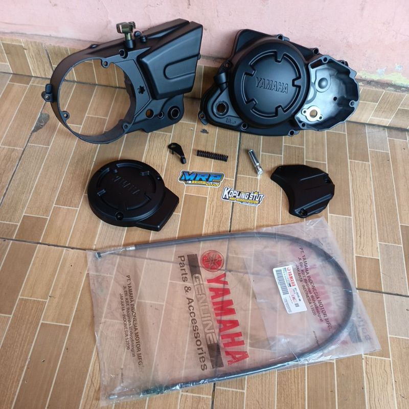 CUSTOM KOPLING STUT KIRI RX KING NEW CKD HITAM DOFF