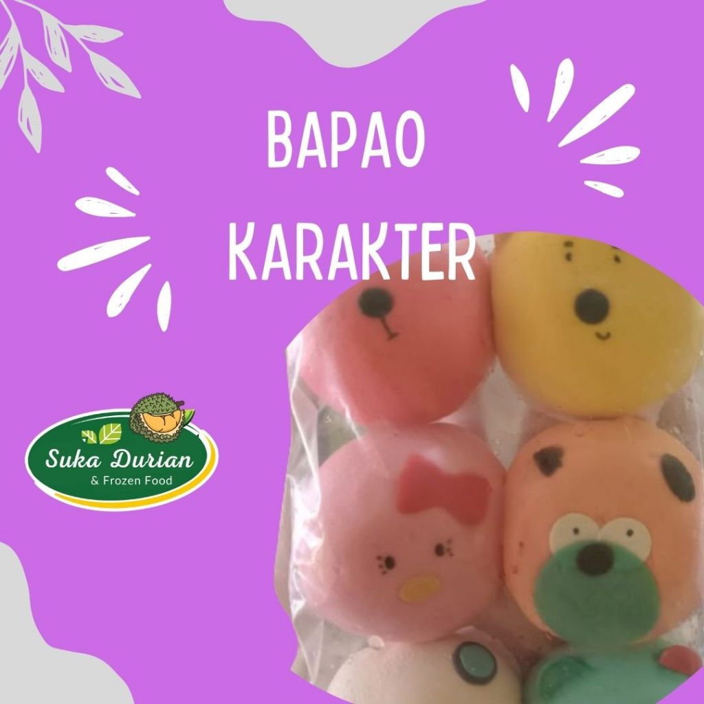 

Bakpao Karakter (6pcs) isi Coklat