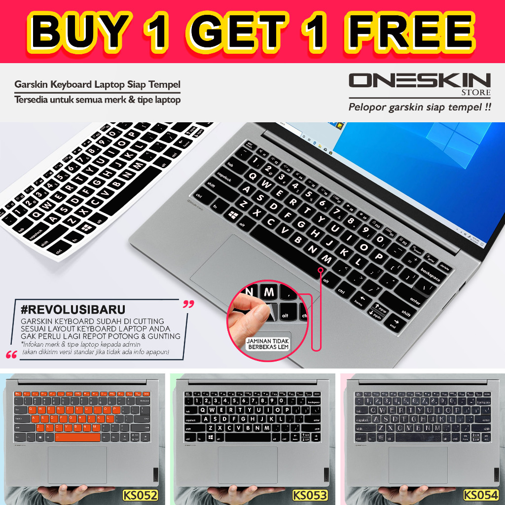 Garskin Stiker Sticker keyboard laptop Lenovo gambar custom katalog 53