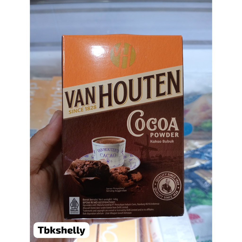 

Vanhouten 40gr/coklat bubuk