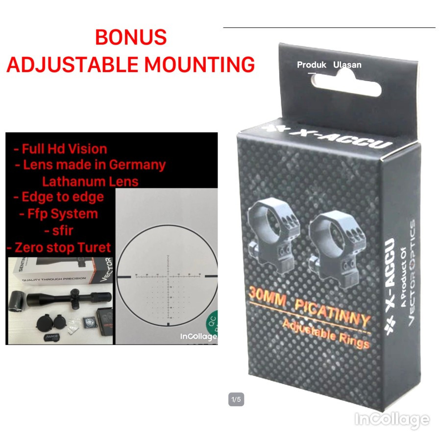 Vector Sentinel 5-25x50 SFIR FFP ZERO STOP