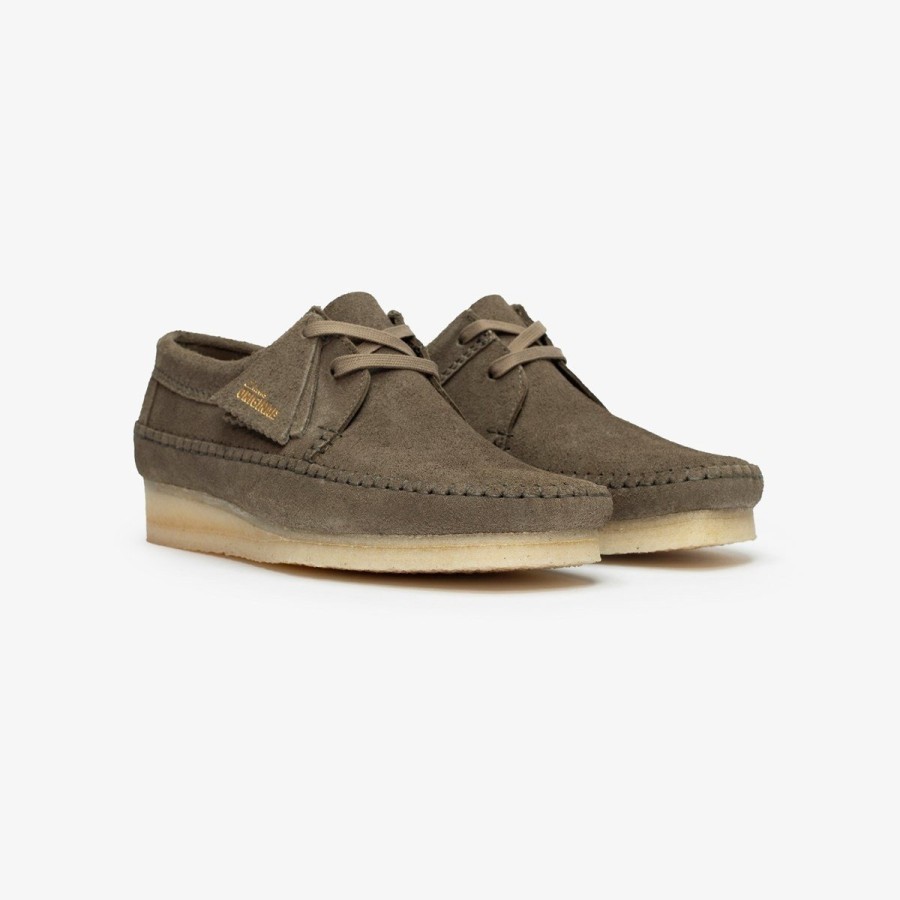 Clarks Weaver Pale Khaki Suede (26175715)