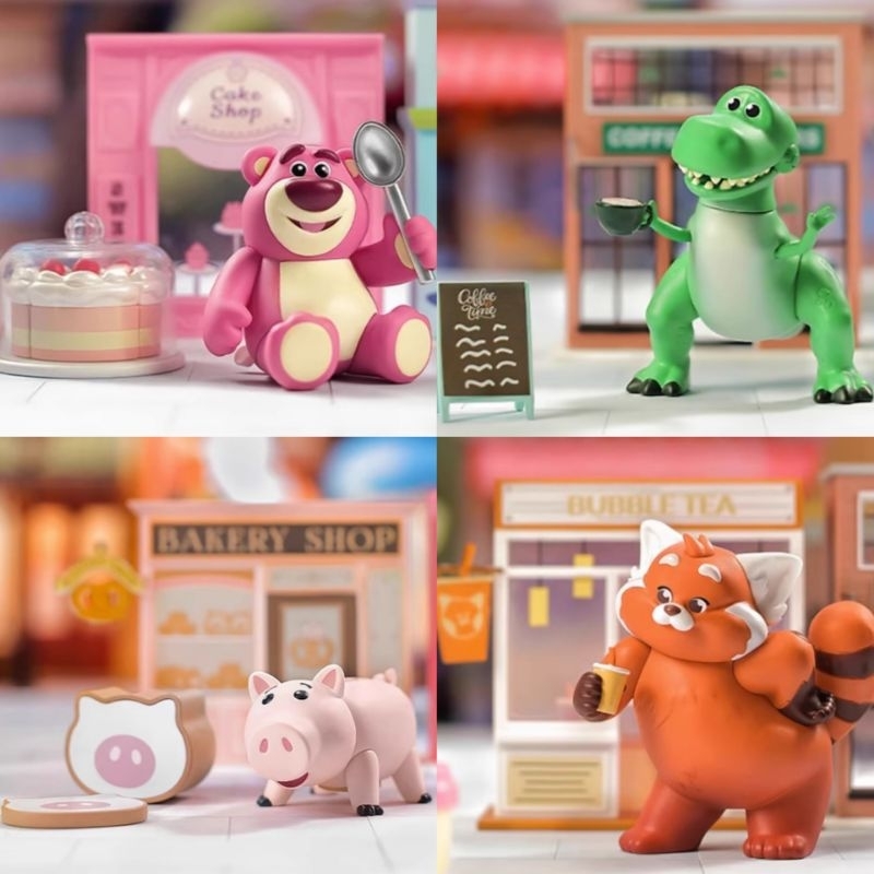 (BISA PILIH) Blind Box Miniso Disney Pixar Happy  Dessert Street Toy Story, Turning Red