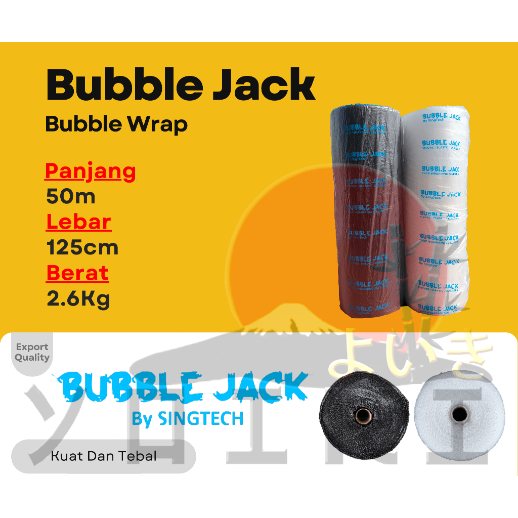 

Bubble Wrap cap Bubble Jack (Hitam, Putih, Packing Barang, Murah, Tebal, Untuk Pindahan, Pelindung, Ekspedisi, Anti Benturan, Kirim Paket, Toko Online)