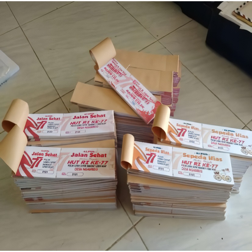 CETAK KUPON/KARCIS CUSTOM Satuan| kupon custom kupon undian kupon karcis parkir kupon hadiah kupon