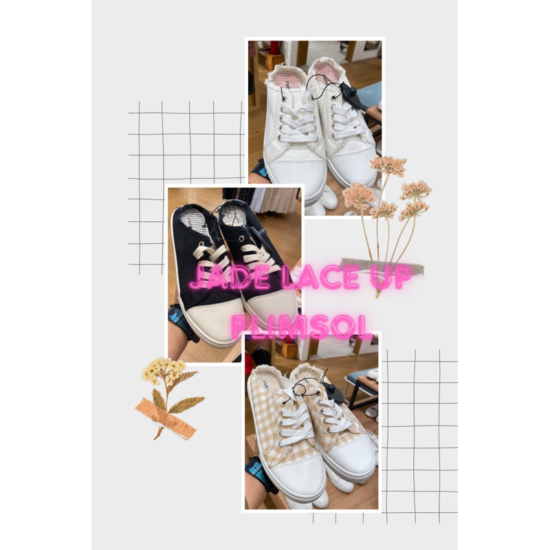 SEPATU RUBI-JADE LACE UP PLIMSOL-SNEAKERS WANITA