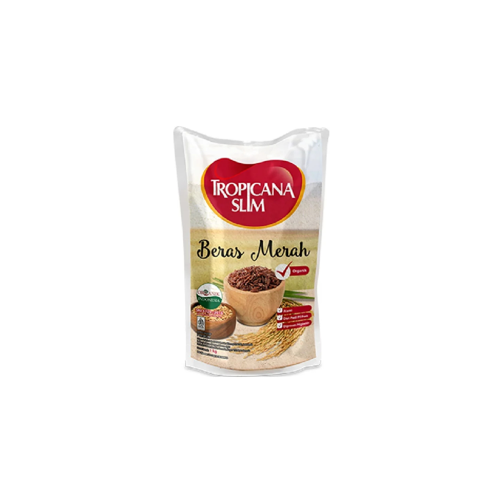 

Tropicana Slim Beras Merah Organik 1kg Pulen Sumber Serat