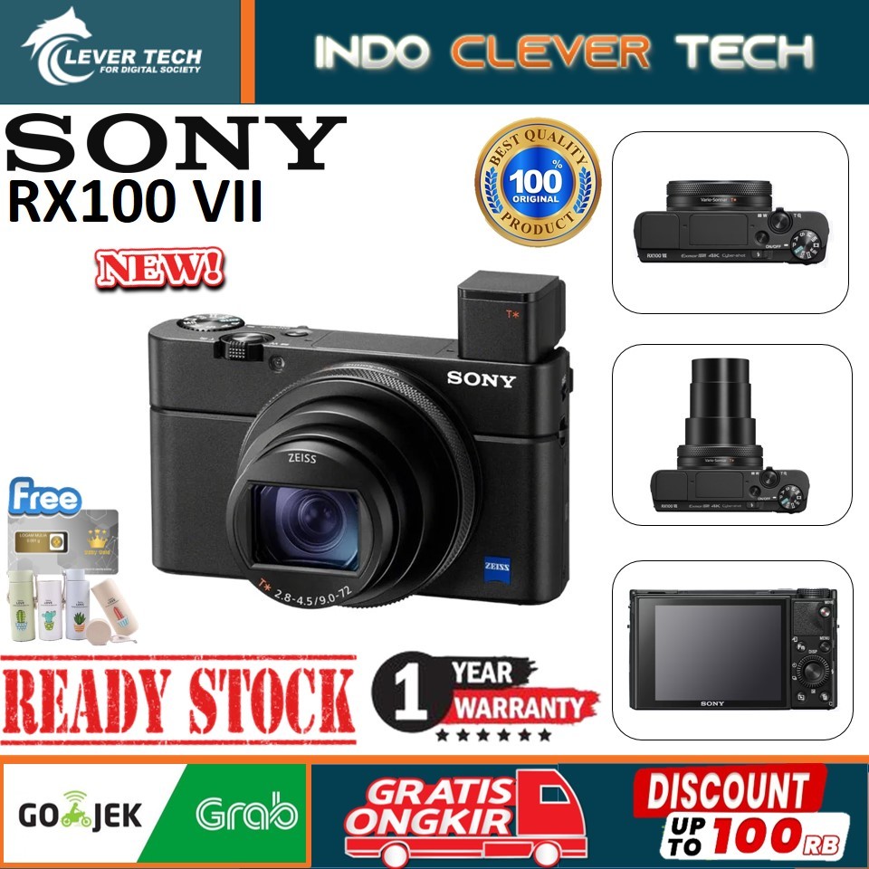SONY Cyber-shot DSC RX100 Mark VII Digital Kamera Pocket - GARANSI RESMI