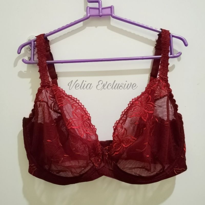 Size US 34G 75G Bra Brand Triumph Kawat Tanpa Busa BH Size 34 75 Cup G Big Size Cup Jumbo Pakaian Da