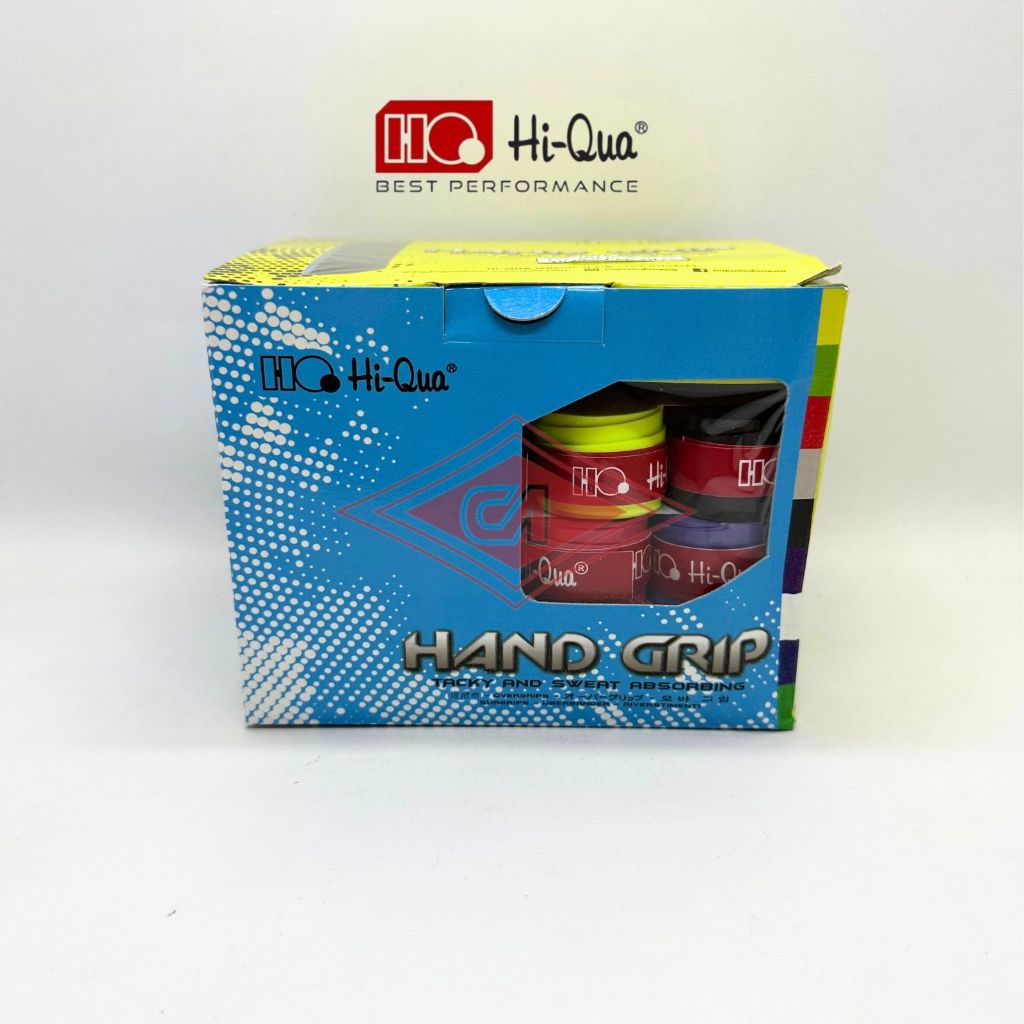 grip raket badminton karet tipis hi-qua HQ SATU BOX