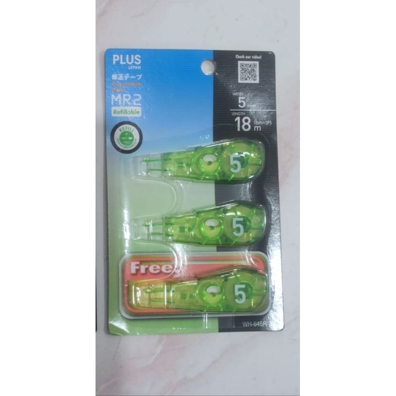 

Correction tape PLUS WH-665-11 set / Refill Correction tape plus WH-645R set