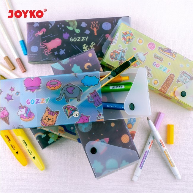 

❤️H2O❤️ Pencil Case Kotak Tempat Pensil Joyko PC-0719GZ