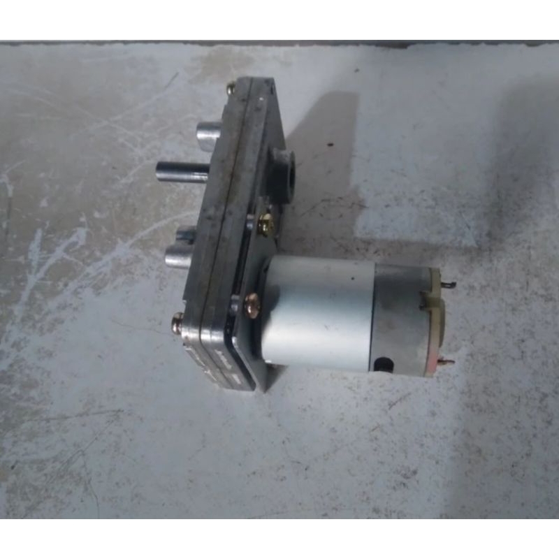 DC MOTOR GEARBOX 24V 5W kondisi normal siap pakai