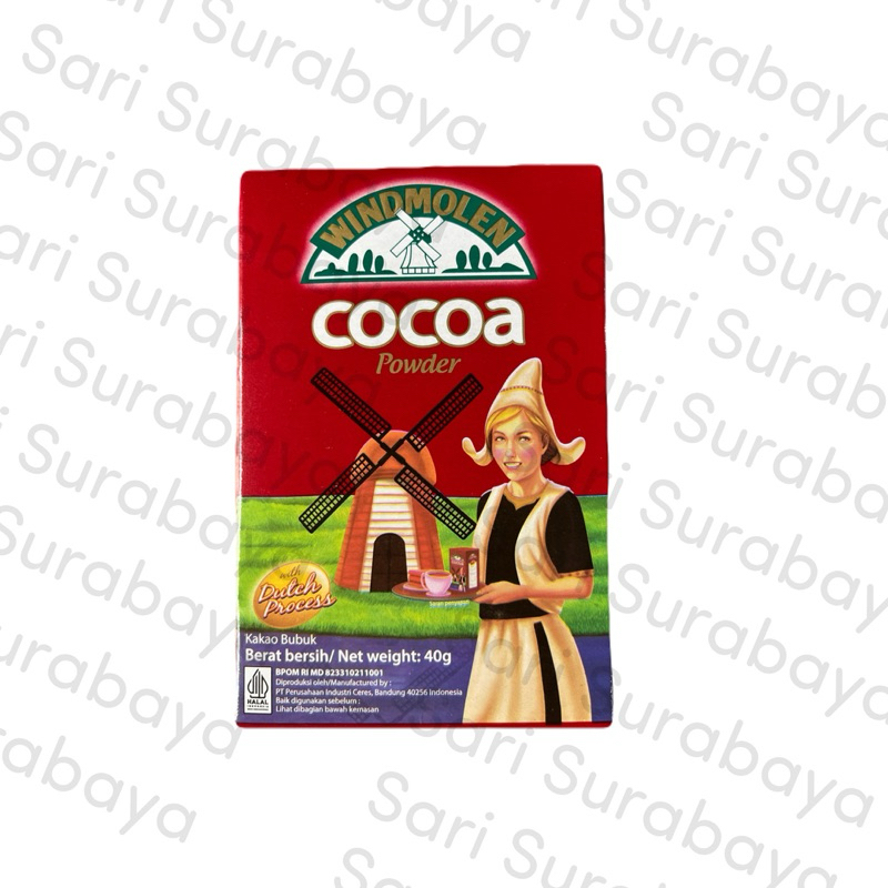 

Windmolen Cocoa Powder 40gr/80gr/160gr