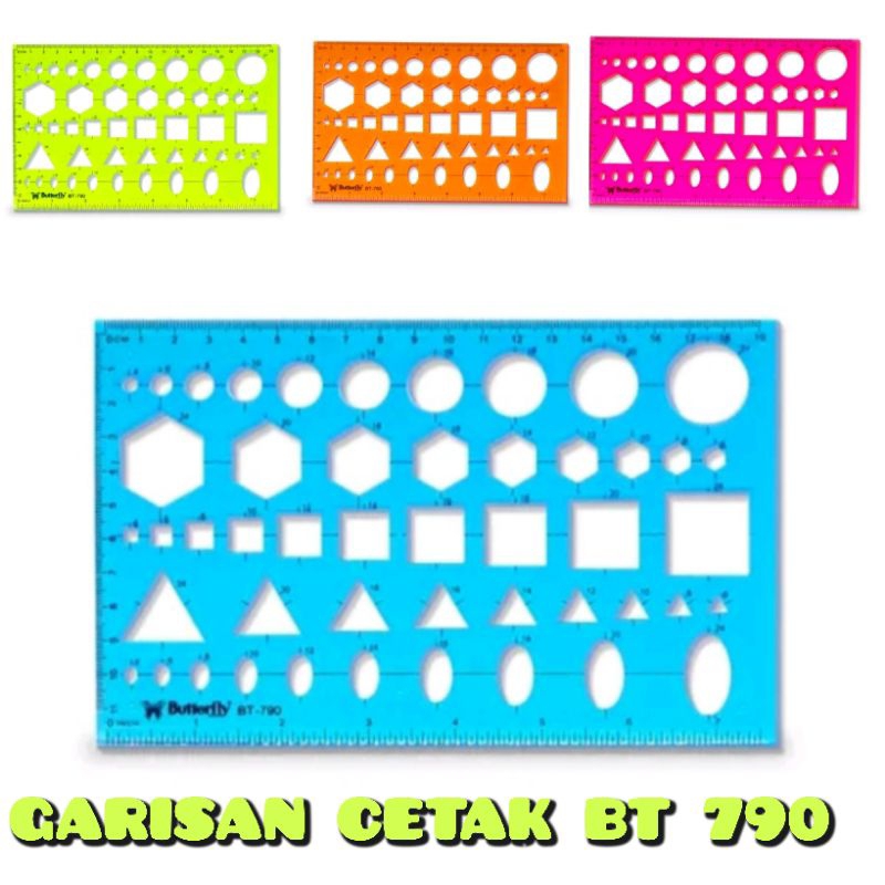 

PENGGARIS CETAK BENTUK BANGUN DATAR BT-790 HARGA PER PCS