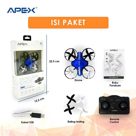 Mainan Drone Mini Apex GD65A Drone Headless Mode Terbang Ngacir