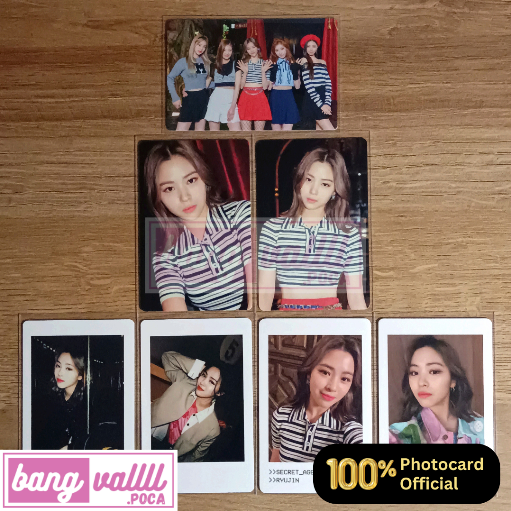 PHOTOCARD PC ITZY CODE NAME SECRET CSI YEJI LIA RYUJIN CHAERYEONG YUNA OFFICIAL