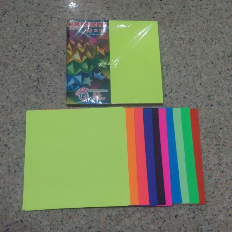 

Origami Asturo 16x16 Isi 50 Lembar 1 Sisi
