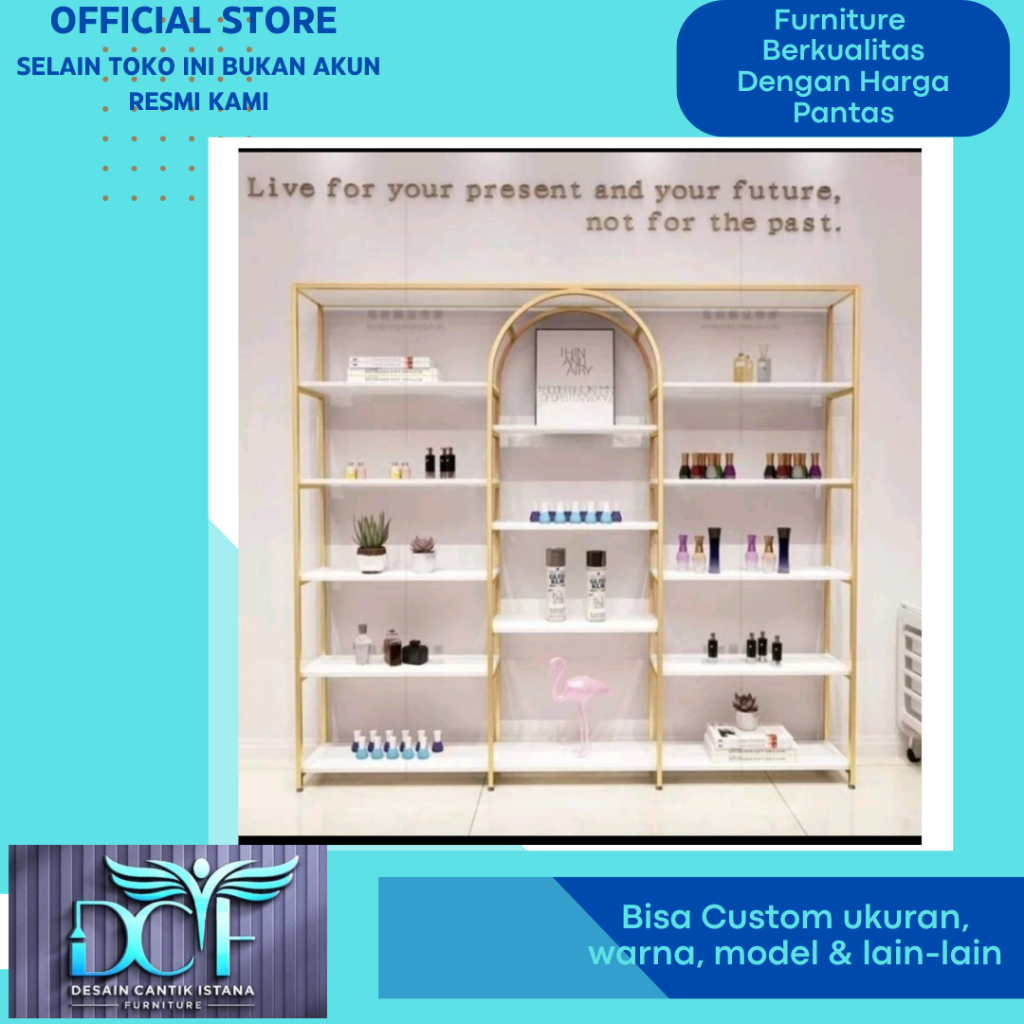Showcase DisplayToko Kosmetik