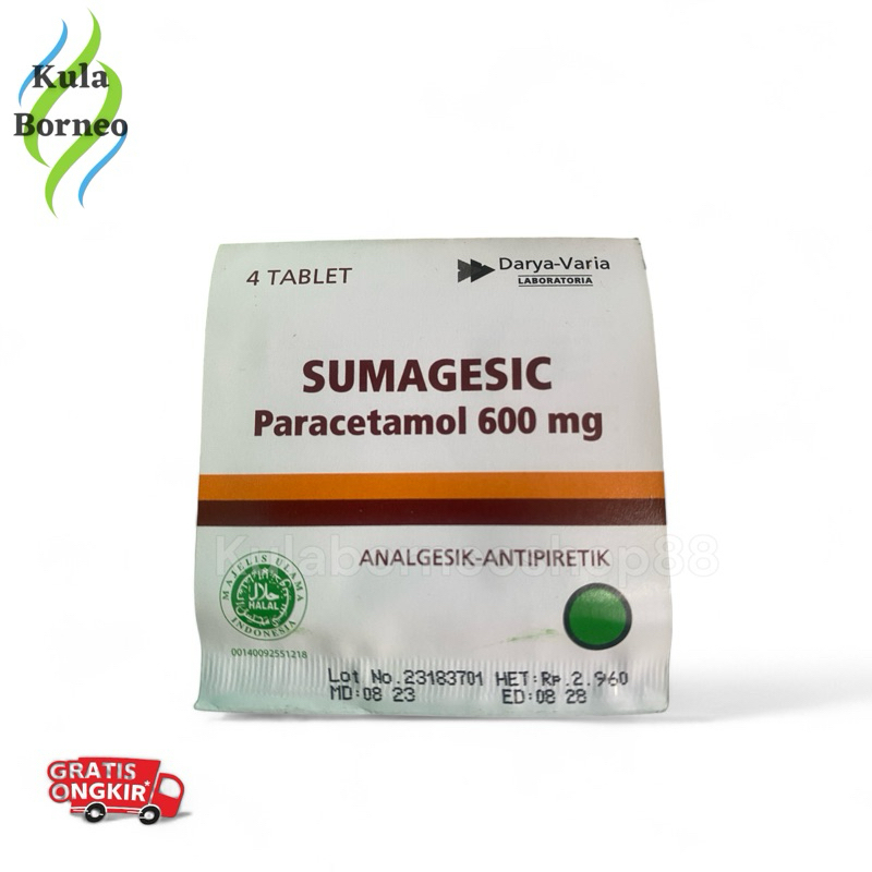 SUMAGESIC Paracetamol 600 mg