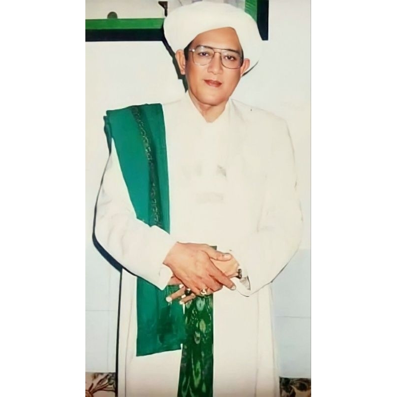 poster cetak, Abah guru sekumpul, hiasan dinding, tanpabingka