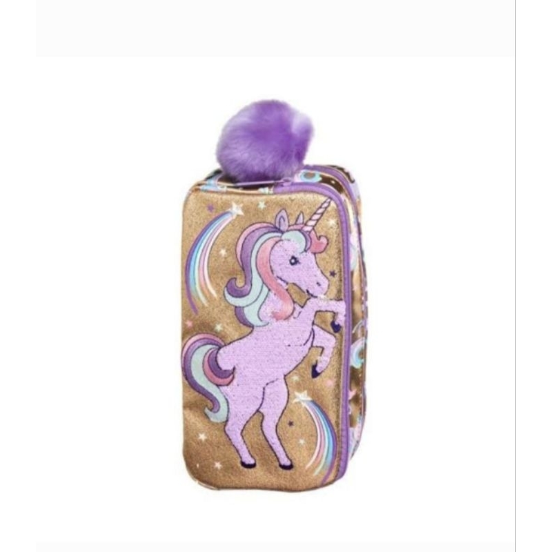 

Smiggle Lulu Character Scented Pom Pom Pencil Case