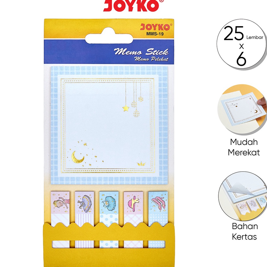 

Super Memo Stick Kertas Memo Tempel Sticky Note Joyko MMS19