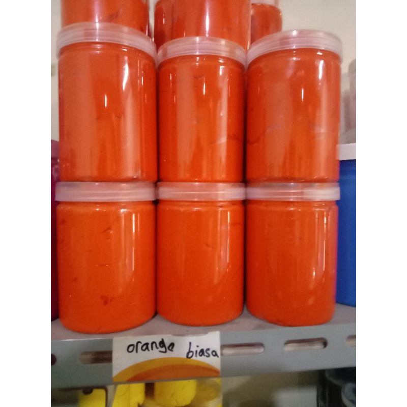 Tinta cat sablon plastisol orange