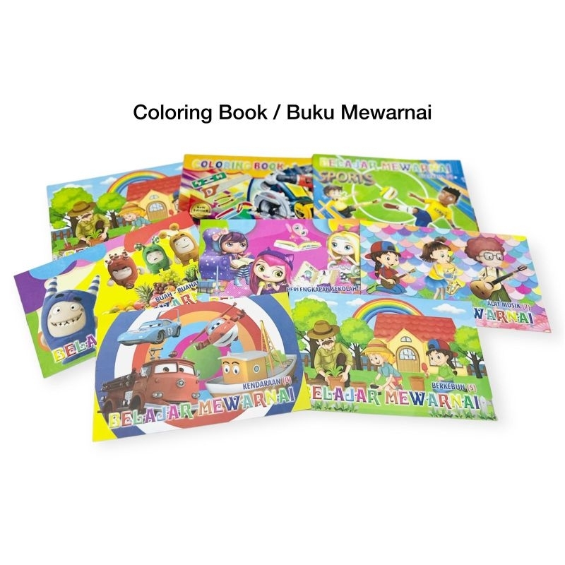 

Buku Mewarnai Anak | Buku Edukasi Anak | Coloring Book Murah
