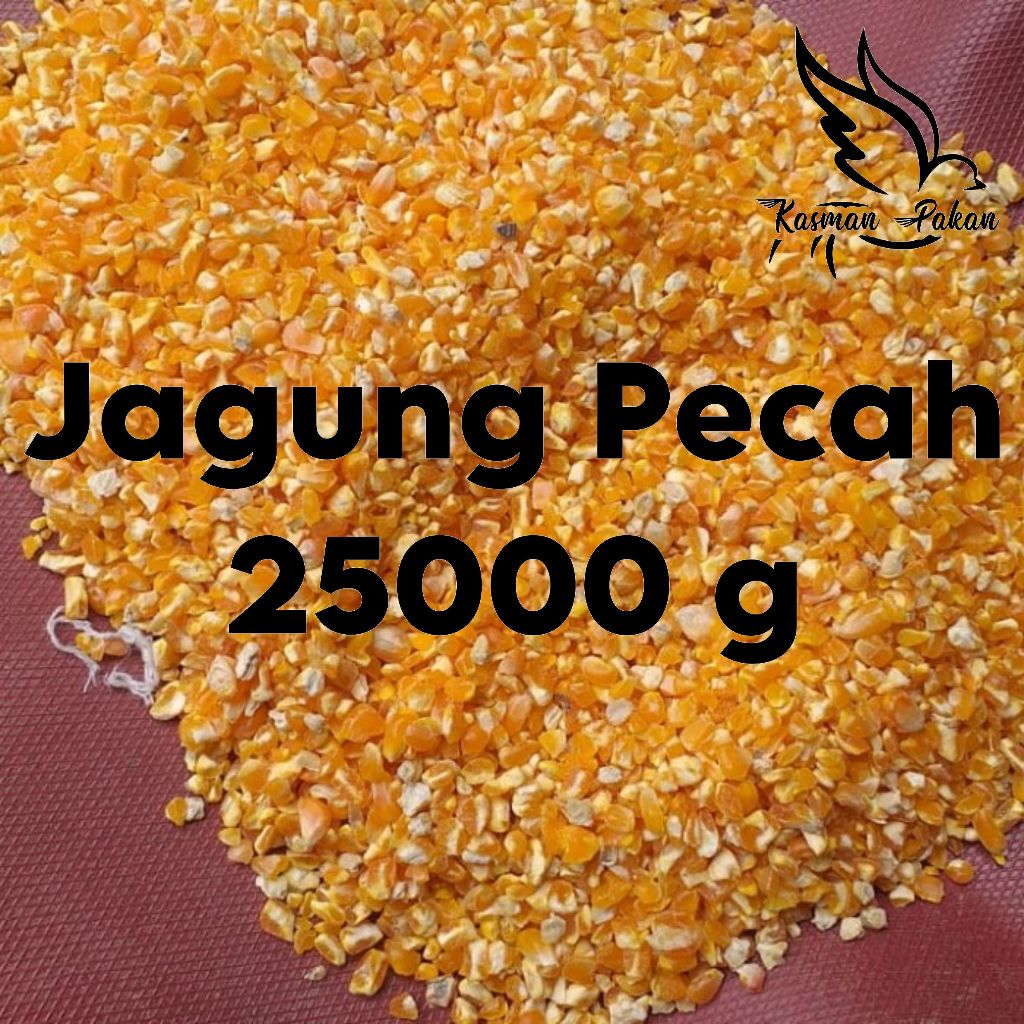 Jagung Pecah Burung Merpati 25 kg