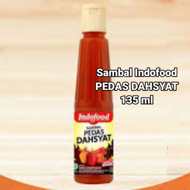 

Sambal Indofood 135 ml saus sambal Indofood pedas dahsyat