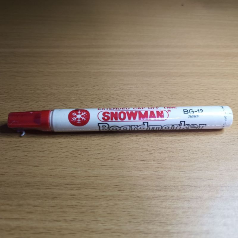 

Spidol Whiteboard Snowman BG-12 (MERAH)