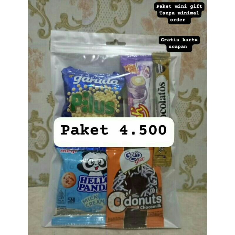 

mini hampers / mini gift / mini snack ulang tahun (Custume ucapan)