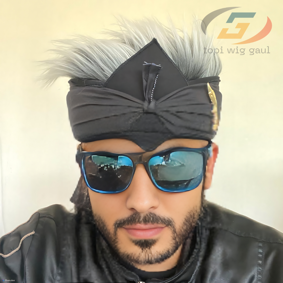 Udeng Polos Kujang | udeng putih | udeng hitam | Iket / Ikat Kepala Sunda Makuta Wangsa Bendo Polos 