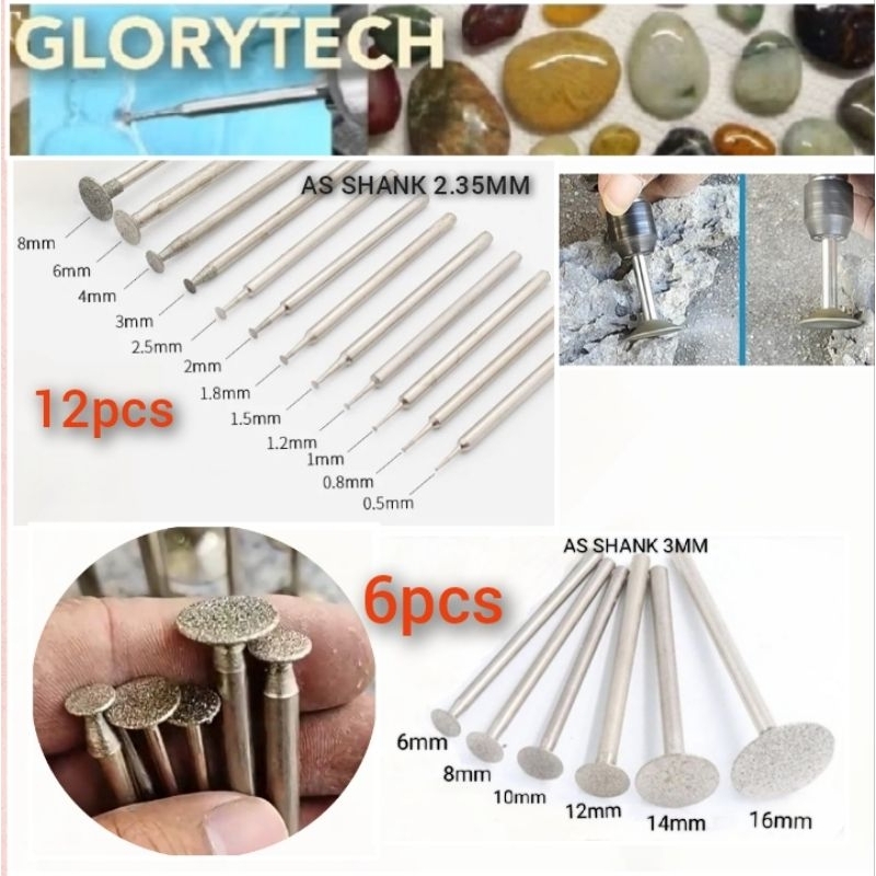 MATA BOR GERINDA DIAMOND UKIR POTONG POLES BATU AKIK /MATA GERINDA GRAFIR UKIR BATU KACA
