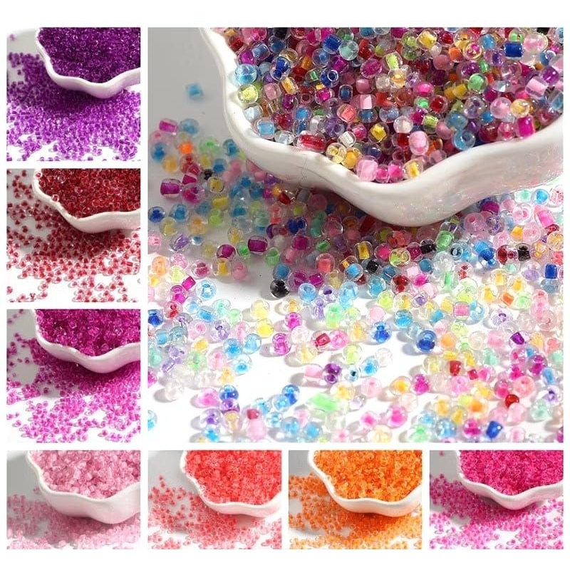 MANIK / MOTE KRISTAL BENING KACA /MANIK PASIR KACA UK 3 MM / MANIK PAYET