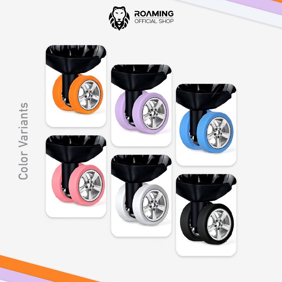 Barang Pilihan Roaming Silikon Roda untuk Koper Kabin  Bagasi